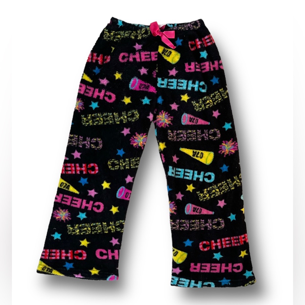 Fuzzy Girls CHEER Pajama Pants